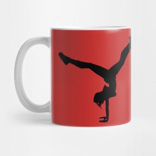 LARA CROFT HANDSTAND (ANGEL OF DARKNESS SILHOUETTE) Mug